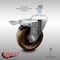 Service Caster 4 Inch SS High Temp Phenolic 1/2 Inch Threaded Stem Caster with Total Lock Brake SCC-SSTSTTL20S414-PHSHT-121315 - alternate 4